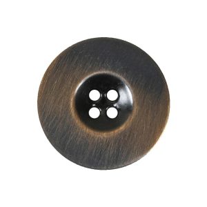 Antique Brass Metal 4-Hole Button – 40L/25.5Mm  |   Metal Buttons Buttons Antique Brass,Coffee Bean Oil,Gilded Pleasure