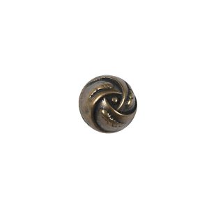 Antique Gold Etched Dome-Shaped Metal Button – 18L/11.5Mm  |   Metal Buttons Buttons Antique Gold