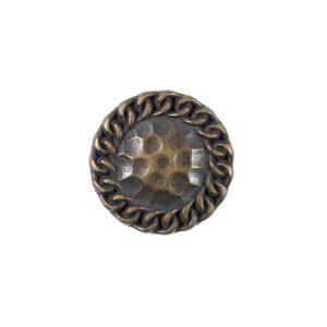 Antique Gold Etched Metal Button – 32L/20Mm  |   Metal Buttons Buttons Antique Gold