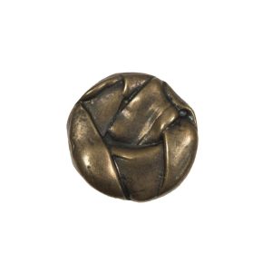 Antique Gold Knotted Plastic Shank Back Button – 32L/20Mm  |   Plastic Buttons Buttons Antique Gold