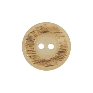 Beige Horn 2-Hole Button – 36L/23Mm  |   Horn Buttons Buttons Beige