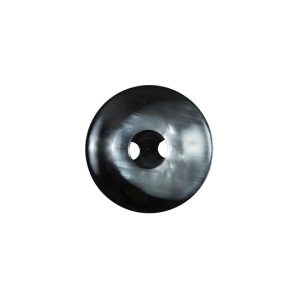 Black And Silver Iridescent 2-Hole Button – 28L/18Mm  |   Plastic Buttons Buttons Black,Silver