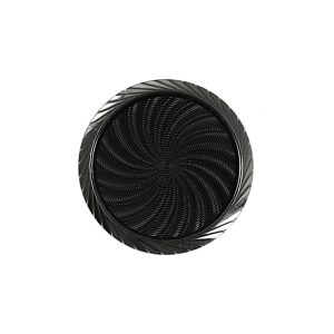 Black And Silver Plastic Shank Back Button – 36L/23Mm  |   Plastic Buttons Buttons Black,Silver