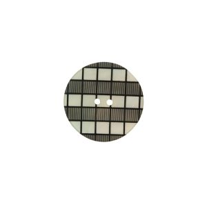 Black And White Checkered Mother Of Pearl Button – 24L/15Mm  |   Mother Of Pearl Buttons Buttons Black,White