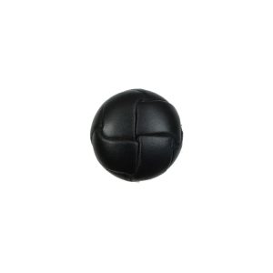 Black Leather Shank Back Button – 20L/12.5Mm  |   Leather Buttons Buttons Black