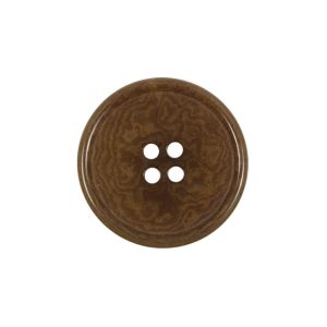 Brown Horn 4-Hole Button – 36L/23Mm  |   Horn Buttons Buttons Brown