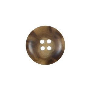 Brown Horn Flat 4-Hole Button – 28L/18Mm  |   Horn Buttons Buttons Horn Buttons