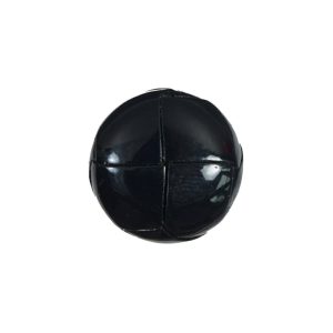 Dark Navy Glossy Leather Shank Back Button – 30L/19Mm  |   Leather Buttons Buttons Leather Buttons