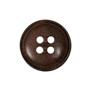 Deep Brown Dome Shaped 4-Hole Wood Button – 38L/24Mm  |   Wood Buttons Buttons Wood Buttons