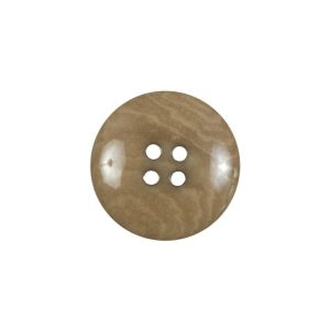 Fawn Horn 4-Hole Button – 30L/19Mm  |   Horn Buttons Buttons Beige