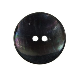 Iridescent Gray Concaved Mother Of Pearl 2-Hole Button – 30L/19Mm  |   Mother Of Pearl Buttons Buttons Iridescent