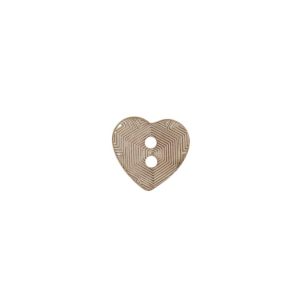 Iridescent Heart-Shaped Shell Button – 18L/11.5Mm  |   Shell Buttons Buttons Pearled Ivory