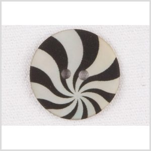 Ivory/Black Natural Shell – 24L/15Mm  |   Shell Buttons Buttons Ivory,Black