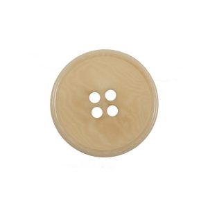 Light Tan Horn 4-Hole Button – 36L/23Mm  |   Horn Buttons Buttons Horn Buttons