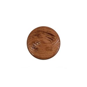 Natural Embossed Leather Shank Back Button – 24L/15Mm  |   Leather Buttons Buttons Leather Buttons