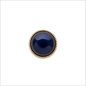 Navy/Gold Shank Back Button – 18L/11.5Mm  |   Plastic Buttons Buttons Navy