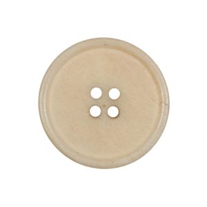 Sand Horn 4-Hole Button – 40L/25.5Mm  |   Horn Buttons Buttons Horn Buttons