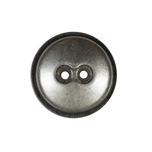 Silver 2-Hole Button Metal Coat – 36L/23Mm  |   Metal Buttons Buttons Metal Buttons