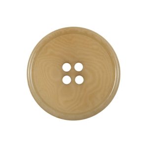 Suntan Swirled Horn 4-Hole Button – 40L/25.5Mm  |   Horn Buttons Buttons Horn Buttons