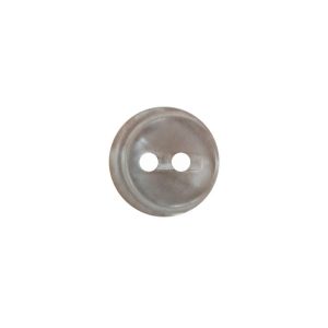 White And Beige Iridescent Plastic 2 Hole Button – 20L/12.5Mm  |   Plastic Buttons Buttons Chateau Gray