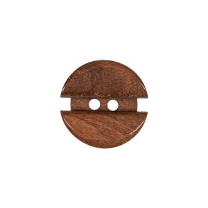 Caramel Coffee Bean 2-Hole Carved Wood Button – 28L/18Mm  |   Wood Buttons Buttons Roasted Pecan