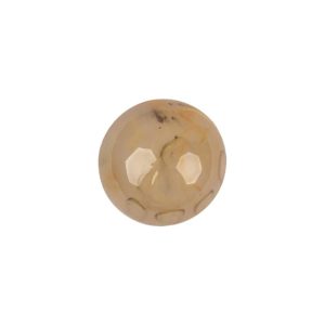 Dune Quartz Abstract Swirl Glass And Metal Shank Back Button – 24L/15Mm  |   Glass Buttons Buttons Dune Quartz