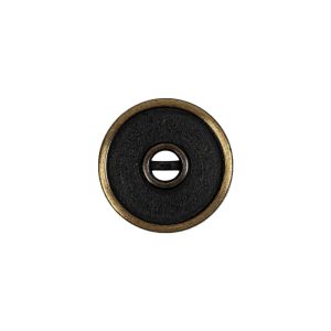 Antique Brass Textured Narrow Rim 2-Hole Metal Button – 25L/16Mm  |   Metal Buttons Buttons Antique Brass,Glitteratti