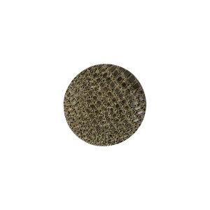 Olive Alligator Pattern Shank Back Plastic Button – 24L/15Mm  |   Plastic Buttons Buttons Multi-Green