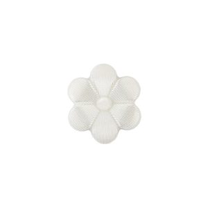 Pearl Icing Flower Shank Back Nylon Button – 24L/15Mm  |   Plastic Buttons Buttons Pearl Icing